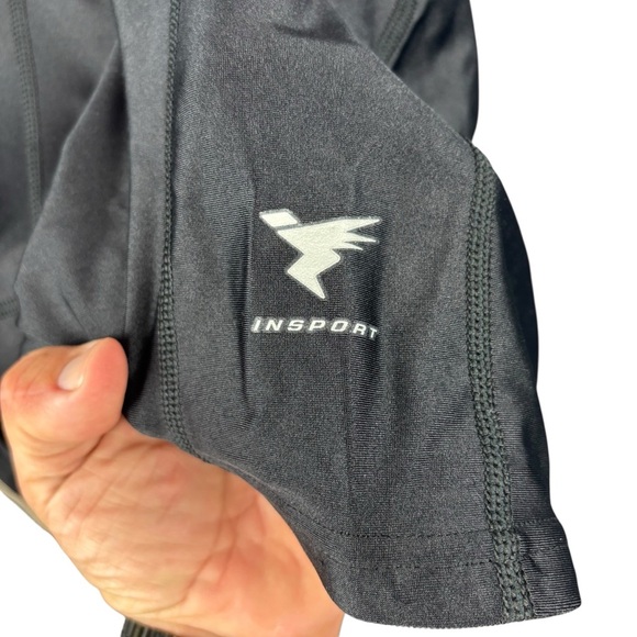 EUC Insport Women's Black Padded Cycling Athletic Shorts Sz XL - Picture 2 of 10